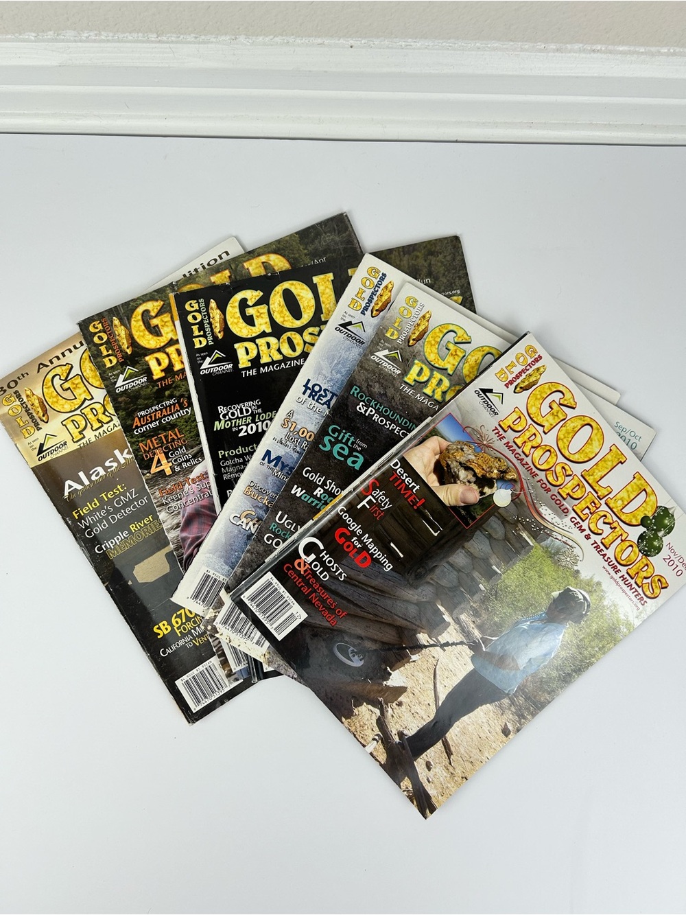Gold Prospectors Magazine Lot 2010 Complete Year 30th Annual Alaska Edition